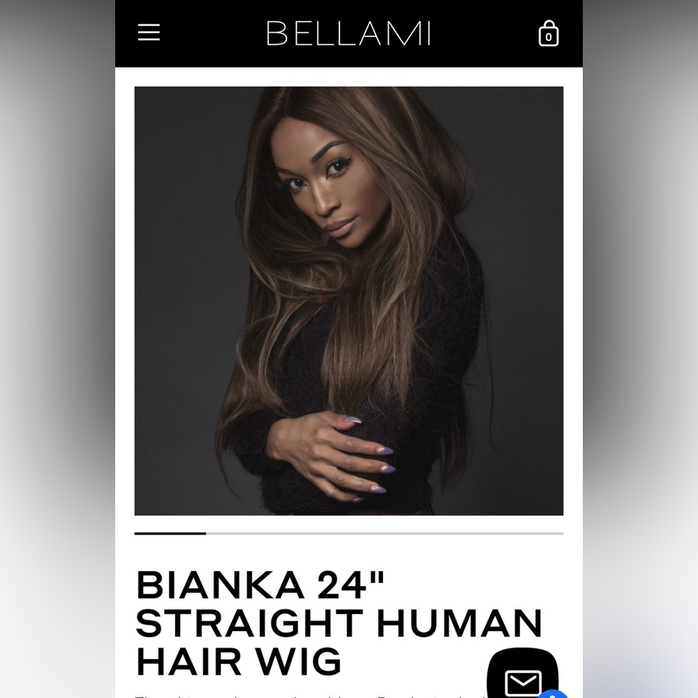 Bellami Bianka 24” Straight Human Hair Wig